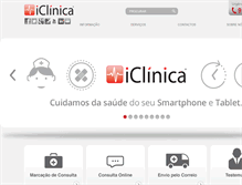 Tablet Screenshot of iclinica.pt